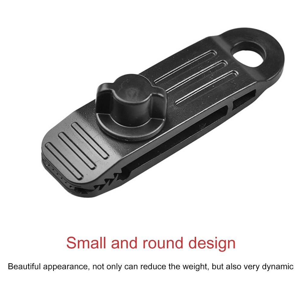 Cheap Goat Tents Awning Clamp Tarp Tarpaulin Windproof Snap Clips Outdoor Camp Tent Tighten Tools Travelling Easy Carrying Portable Parts   